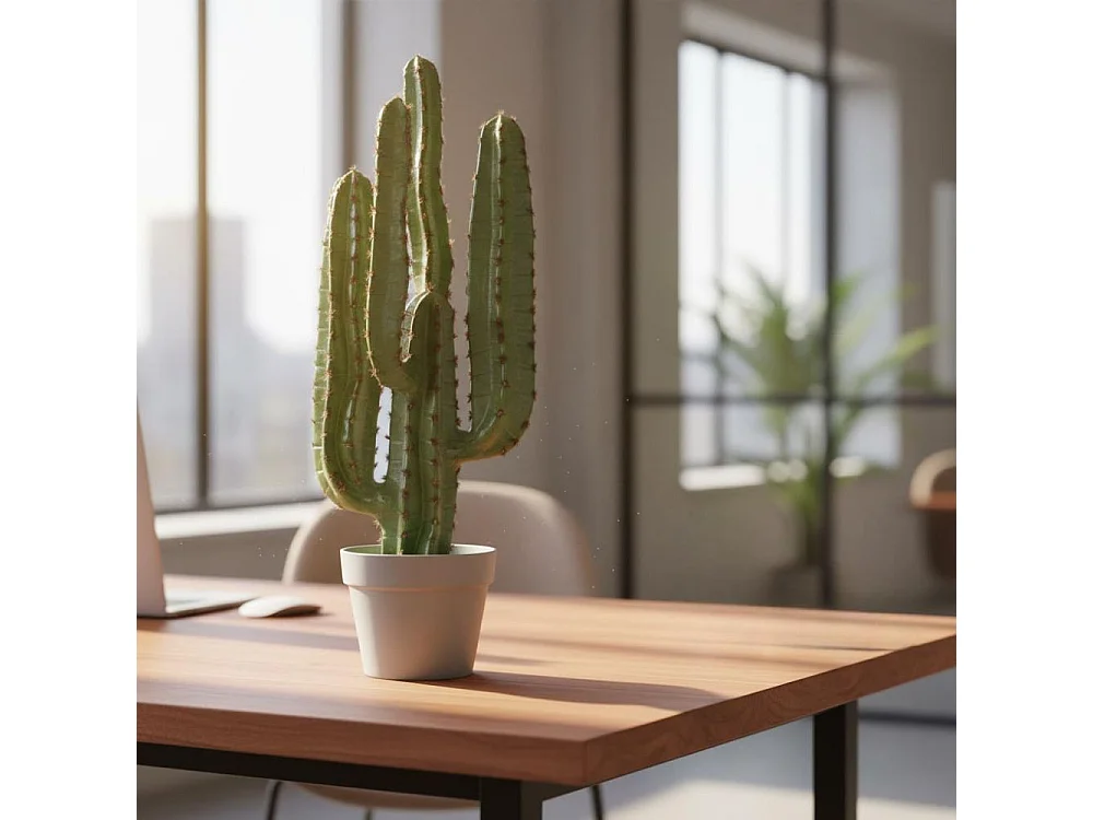 Cactus artificiel 4 branches en pot 70 cm