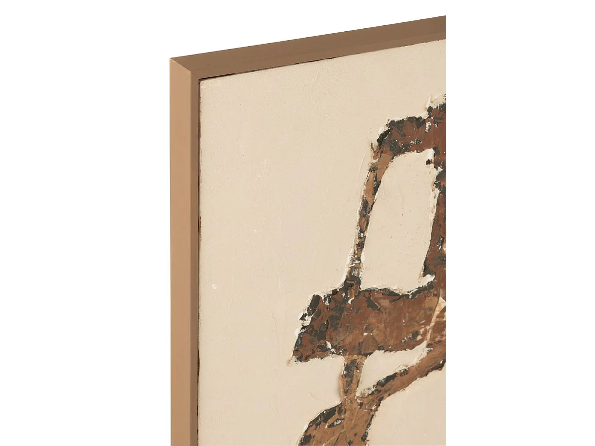 Tableau Déco "Vot" 93x123cm Marron