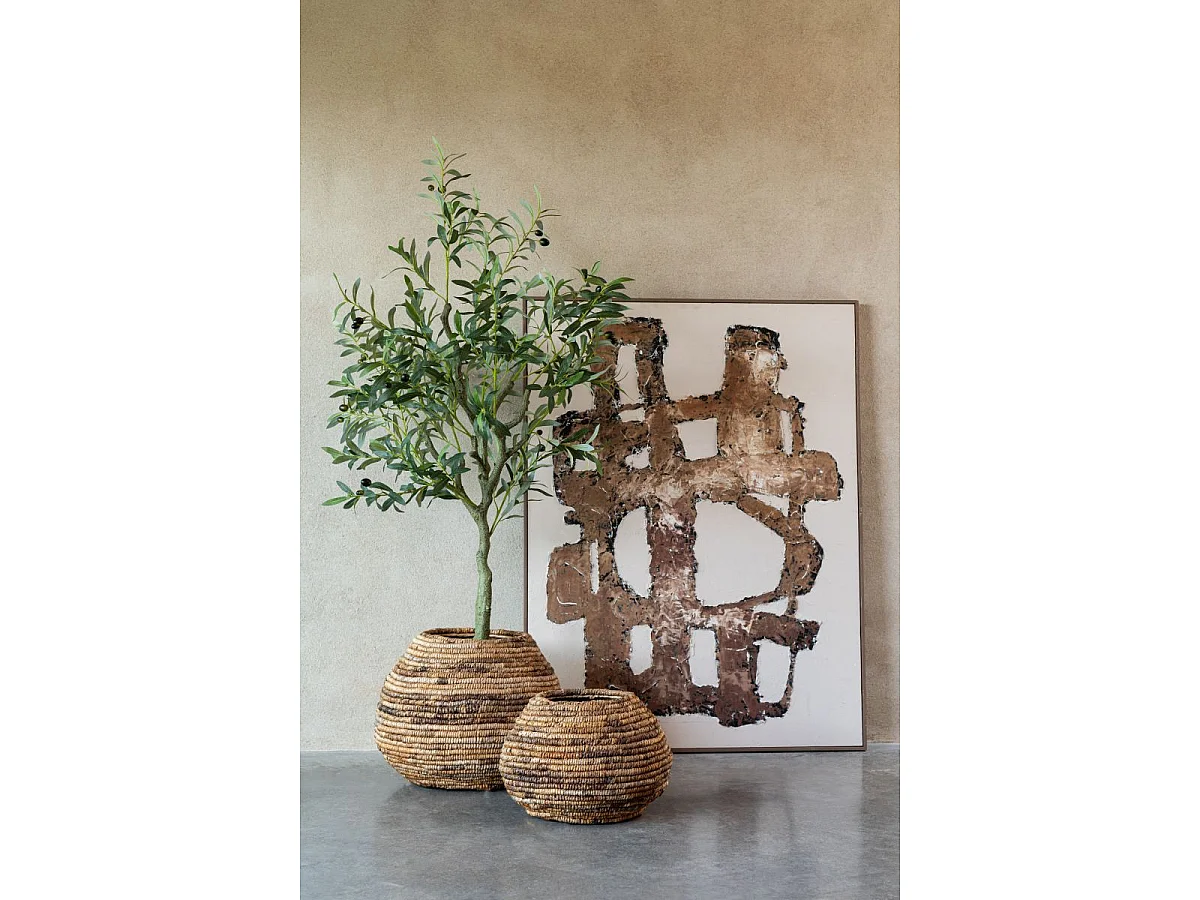 Tableau Déco "Vot" 93x123cm Marron