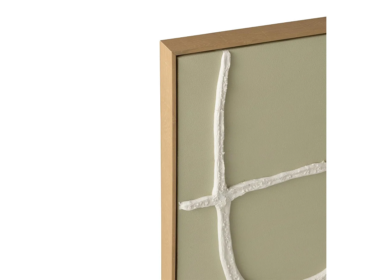 Tableau Déco "Abstract" 82x122cm Vert Clair