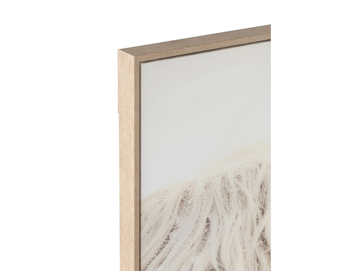 Tableau Imprimé Déco "Tête de Yack" 103x143cm Beige
