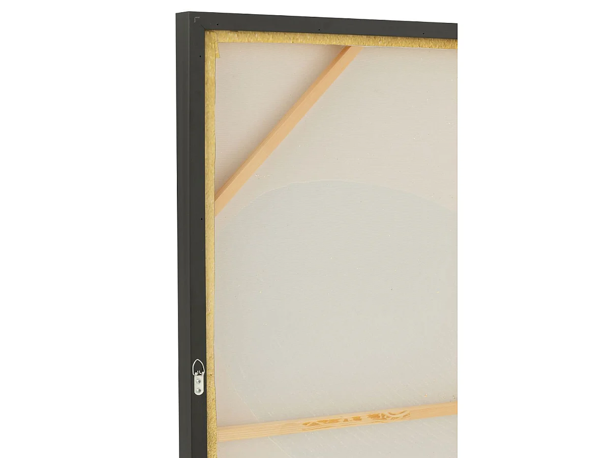 Tableau Inscription "Zopa" 102x142cm Noir & Doré
