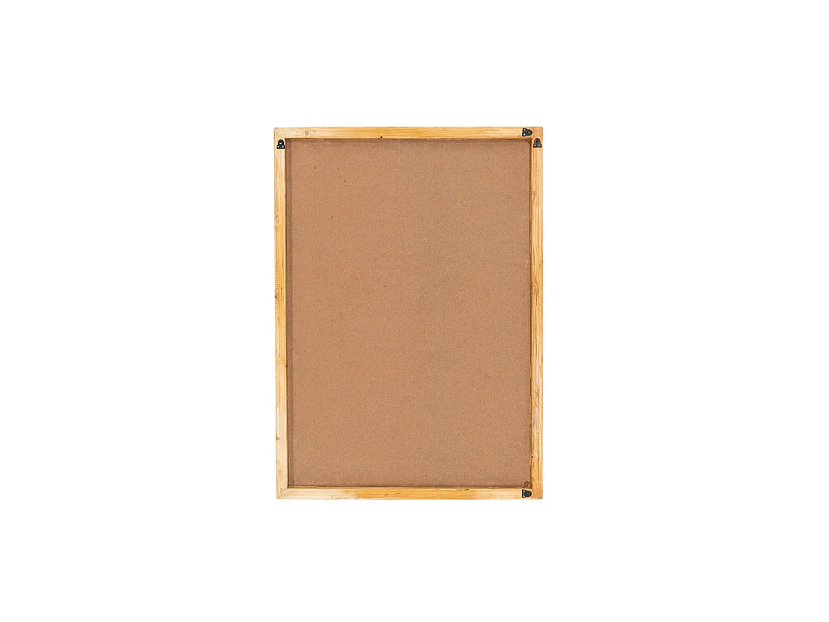 Tableau Tapis en Jute "Patricia" 70x100cm Beige