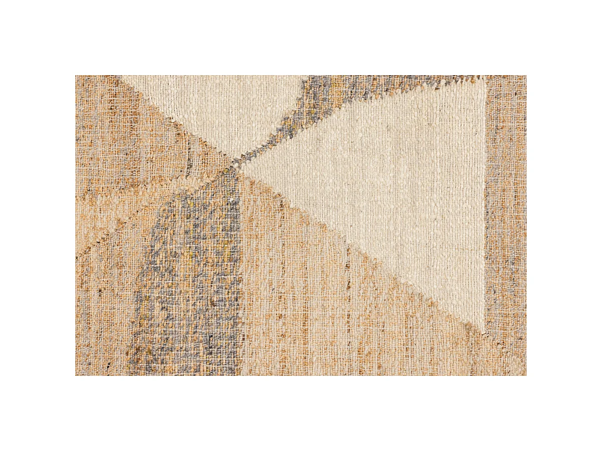 Tableau Tapis en Jute "Patricia" 70x100cm Beige