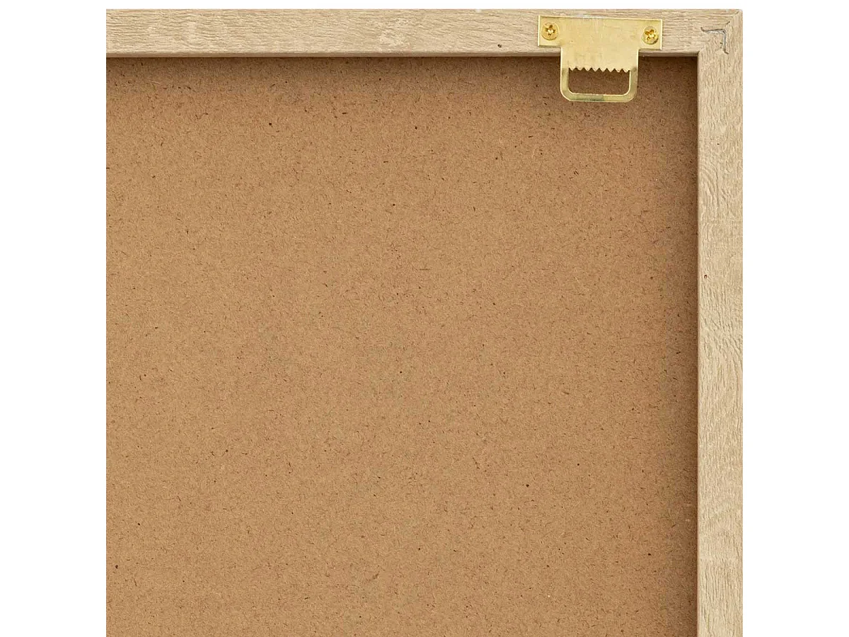 Tableau Imprimé Déco "Elin" 50x70cm Beige & Doré