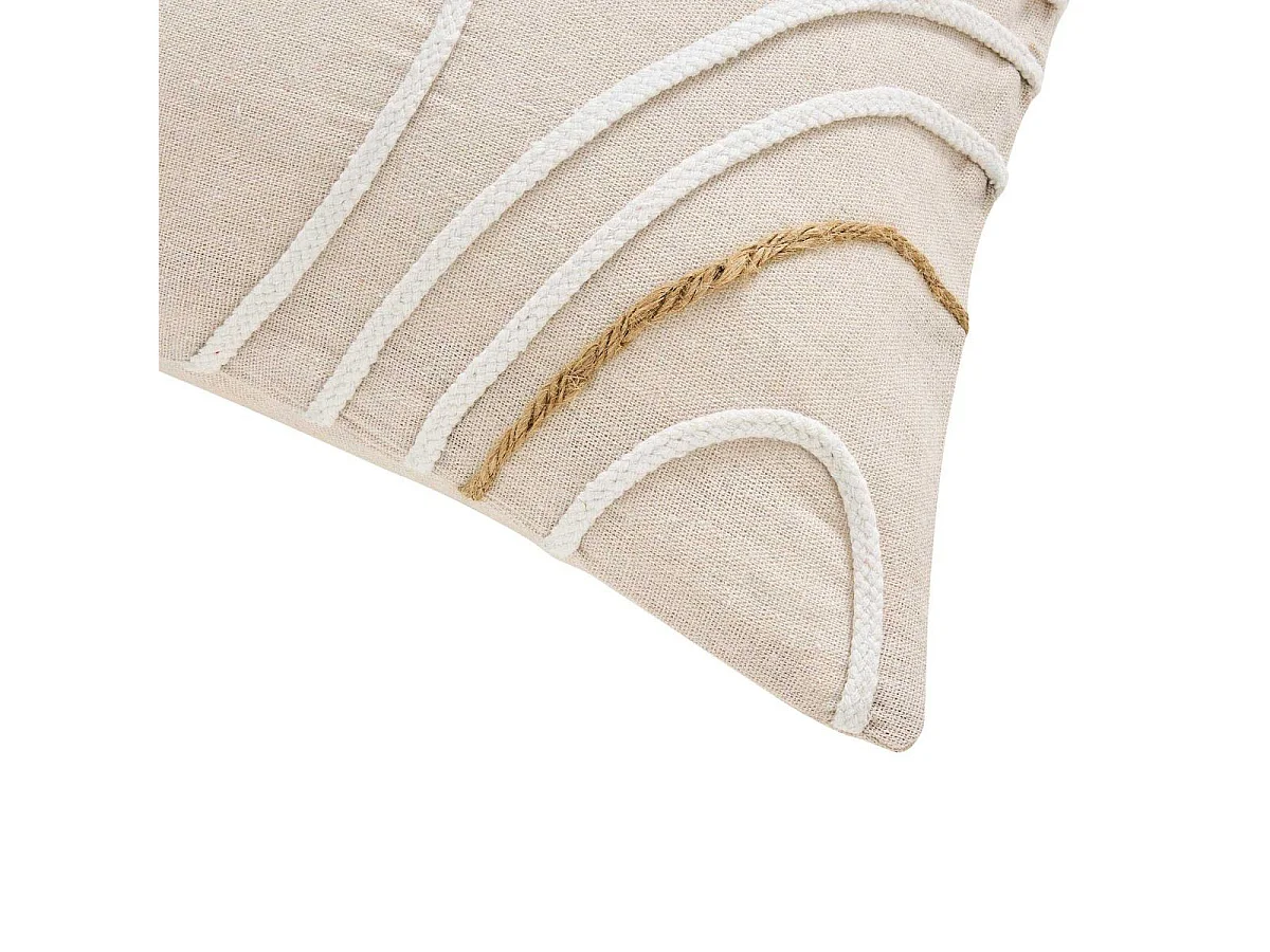 Coussin Déco "Lacia" 45x45cm Beige