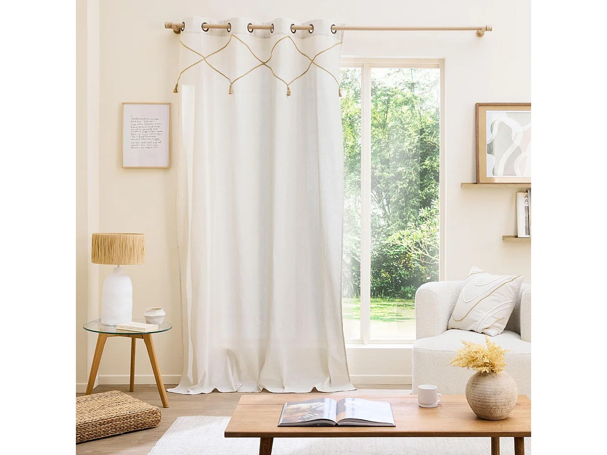 Coussin Déco "Lacia" 45x45cm Beige