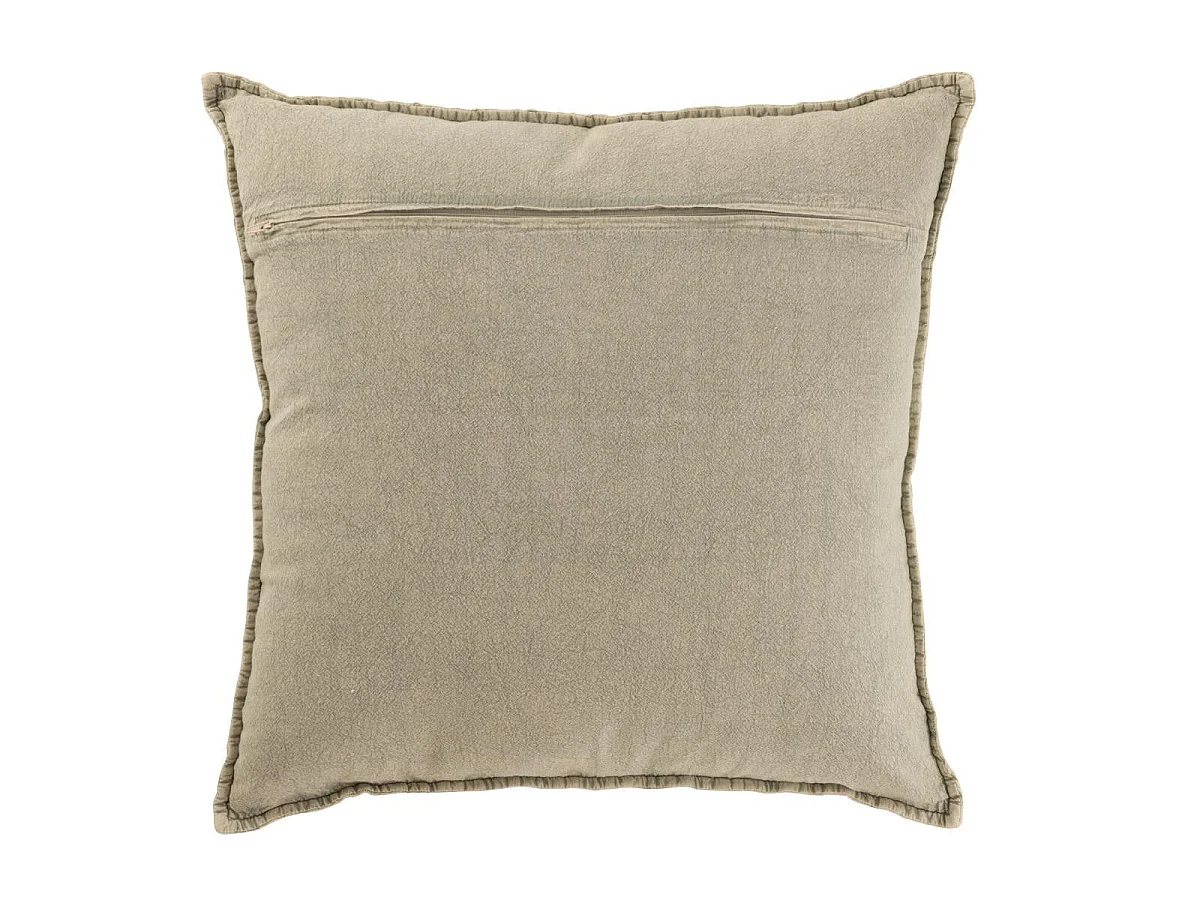 Coussin Déco Imprimé "Frost" 50x50cm Vert Menthe