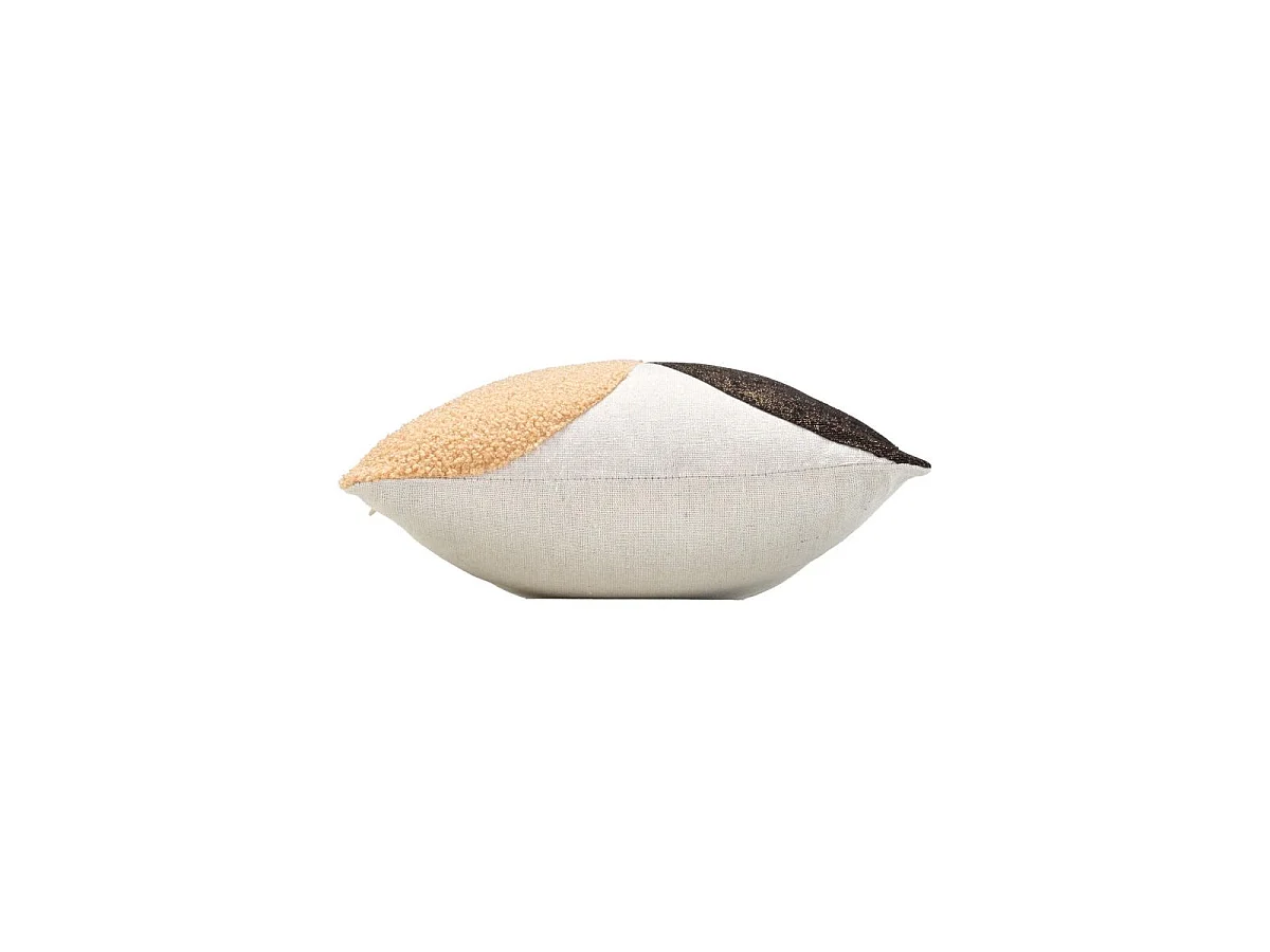 Coussin Déco Imprimé "Avalon" 30x50cm Marron