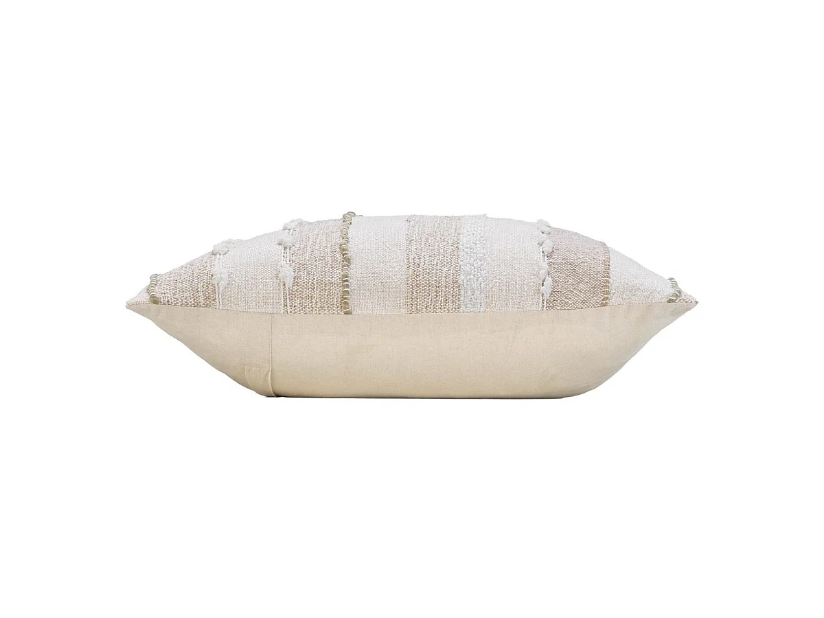 Coussin Déco Fantaisie "Santos" 60x60cm Beige