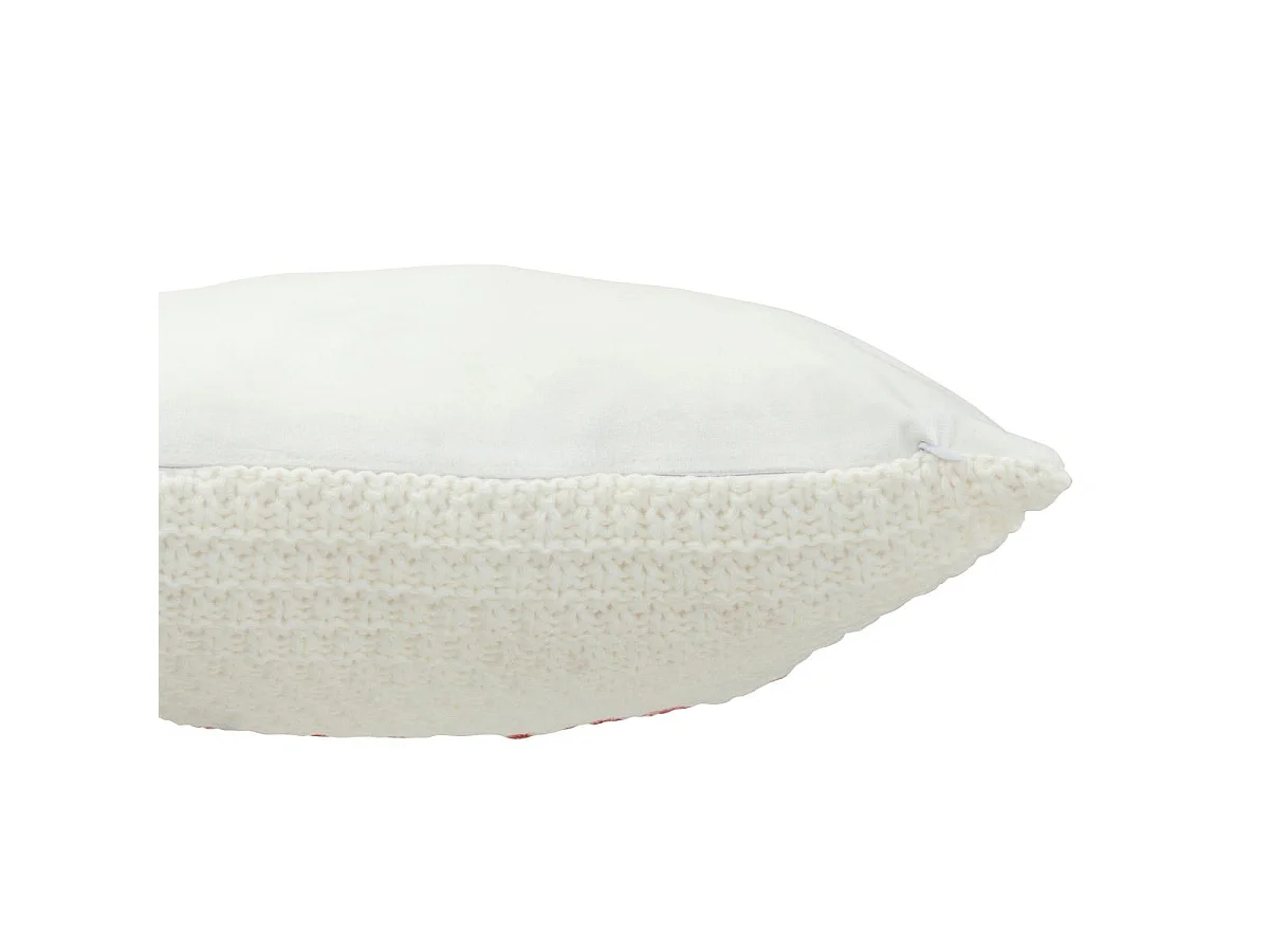Coussin Déco "Relax" 45x45cm Blanc