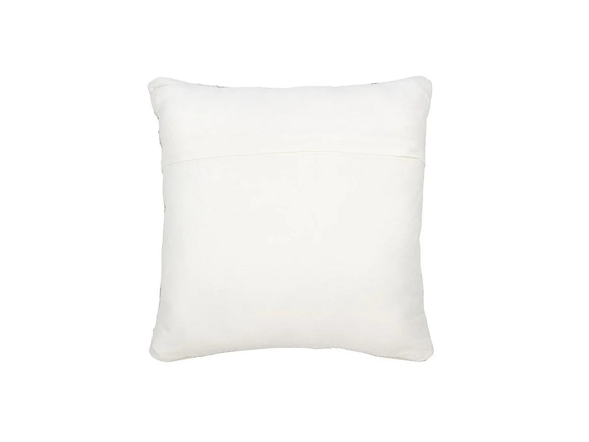 Coussin Déco "Croix" 60x60cm Beige