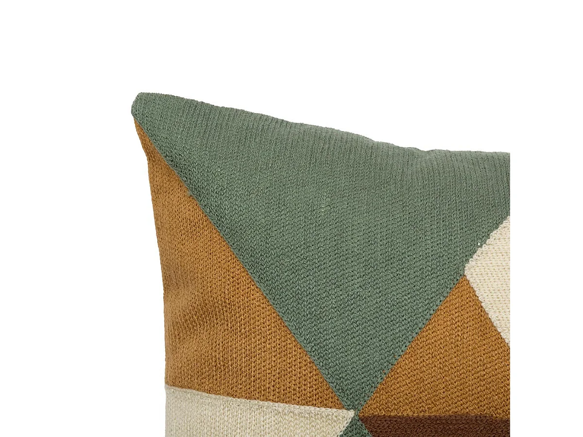 Coussin Déco Imprimé "Hary" 30x50cm Vert
