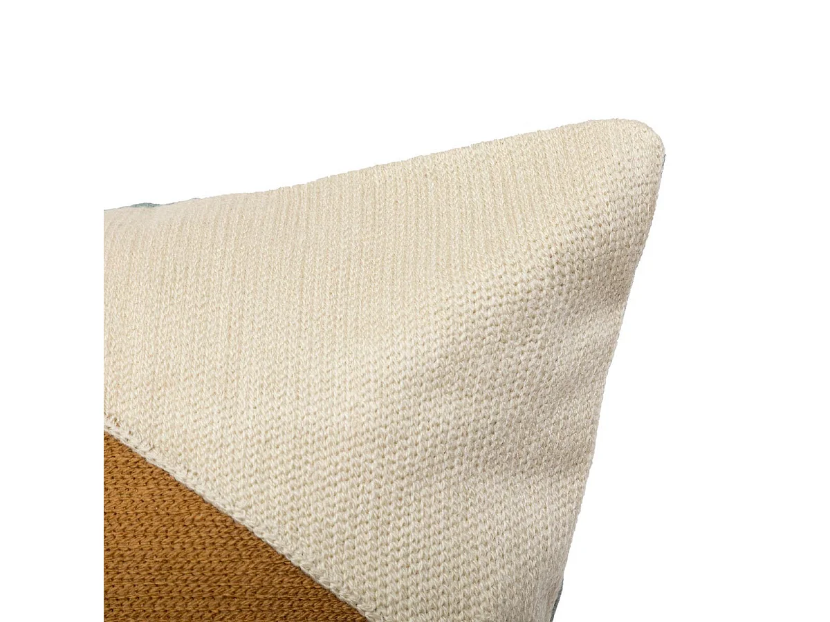 Coussin Déco Imprimé "Hary" 30x50cm Vert