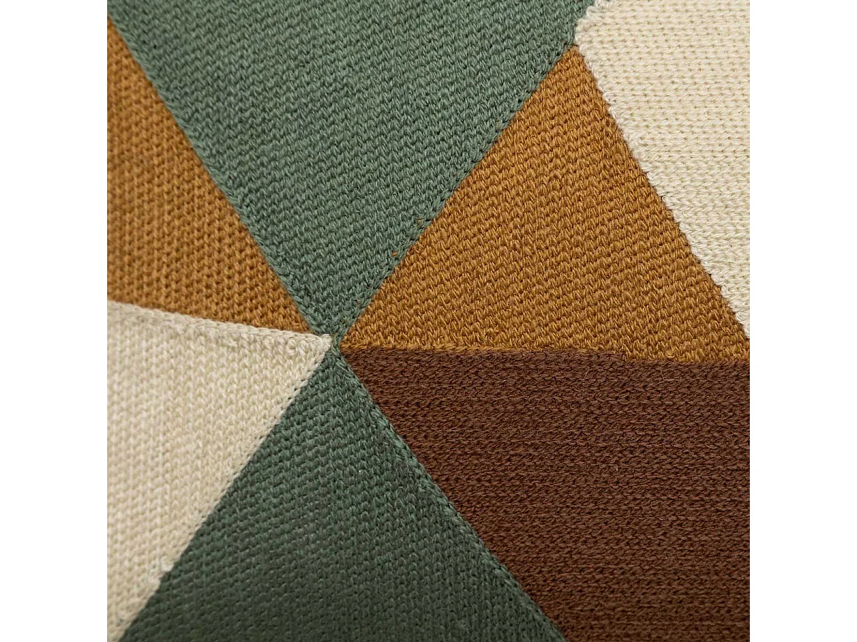 Coussin Déco Imprimé "Hary" 30x50cm Vert