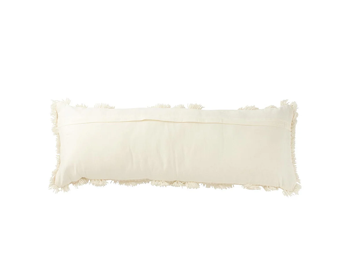 Coussin Déco "Flèches de Sequin" 35x100cm Crème & Or