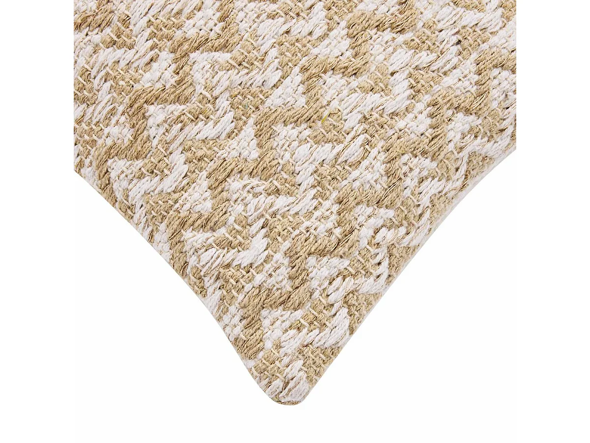 Coussin Déco Fantaisie "Loumeo" 30x50cm Naturel