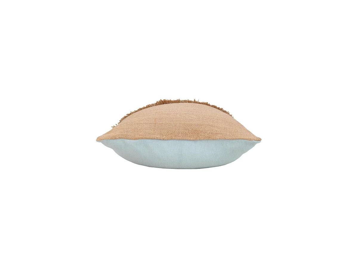Coussin Déco Imprimé Avec Jute "Hera" 30x50cm Menthe