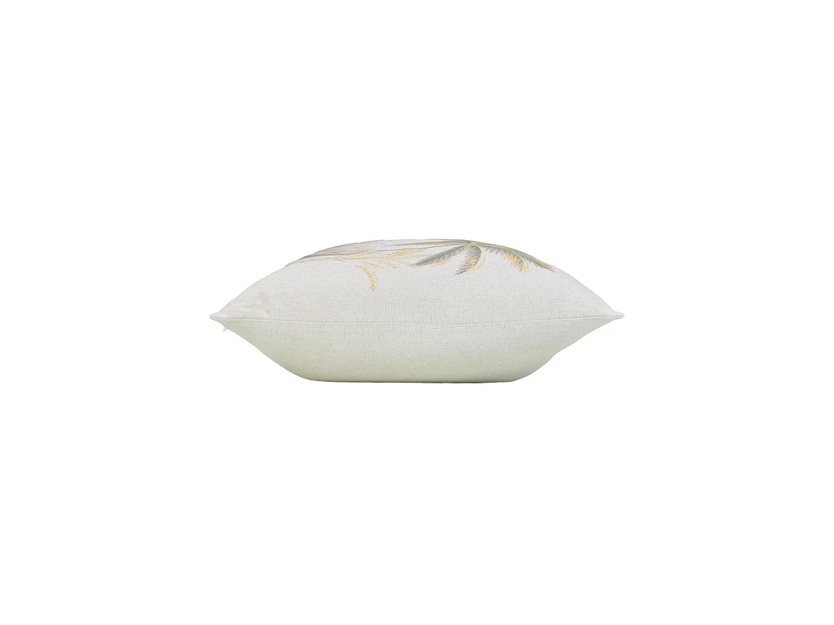 Coussin Déco Imprimé "Willo" 45x45cm Naturel