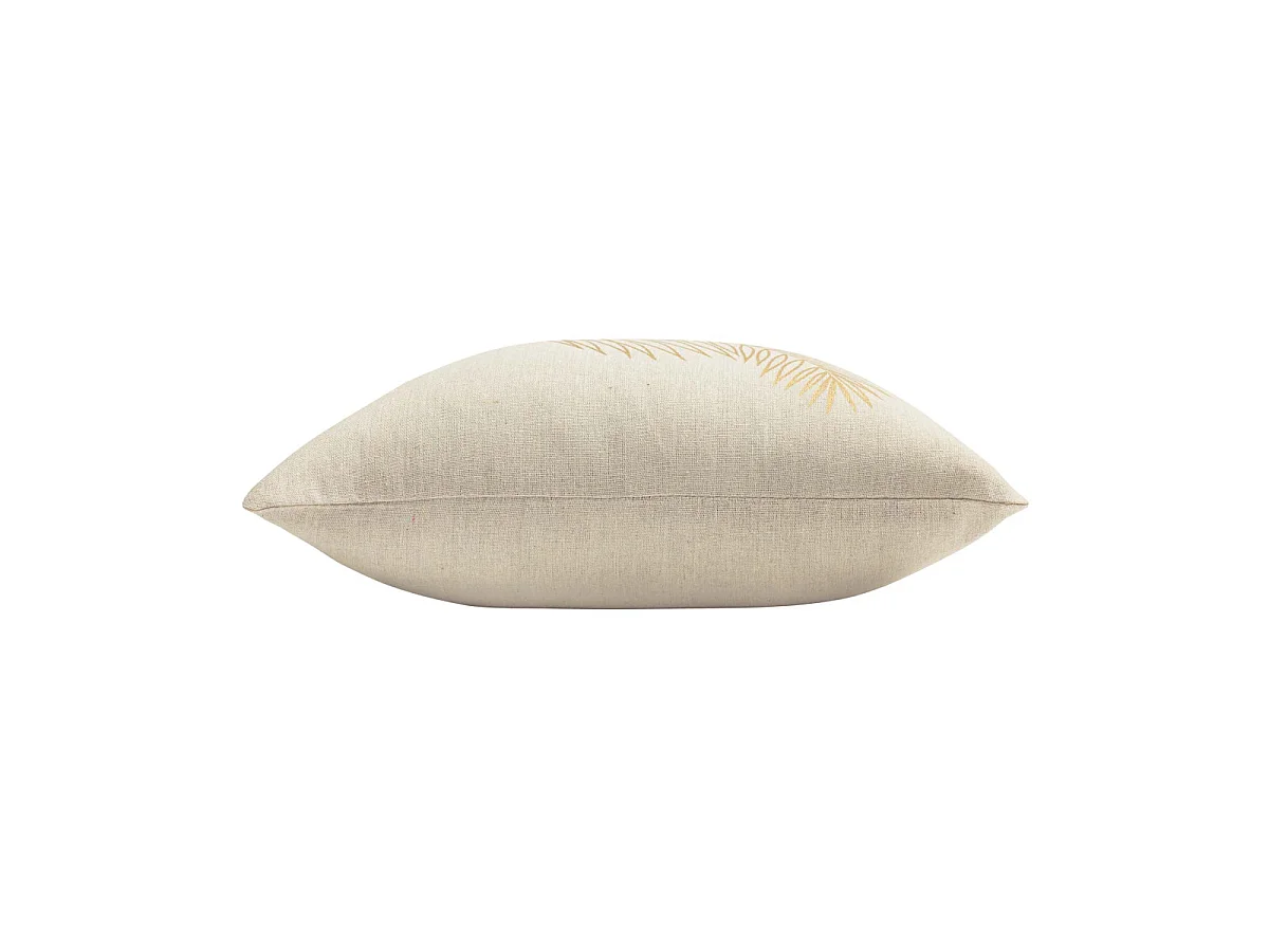 Coussin Déco "Isadora" 45x45cm Beige & Ocre