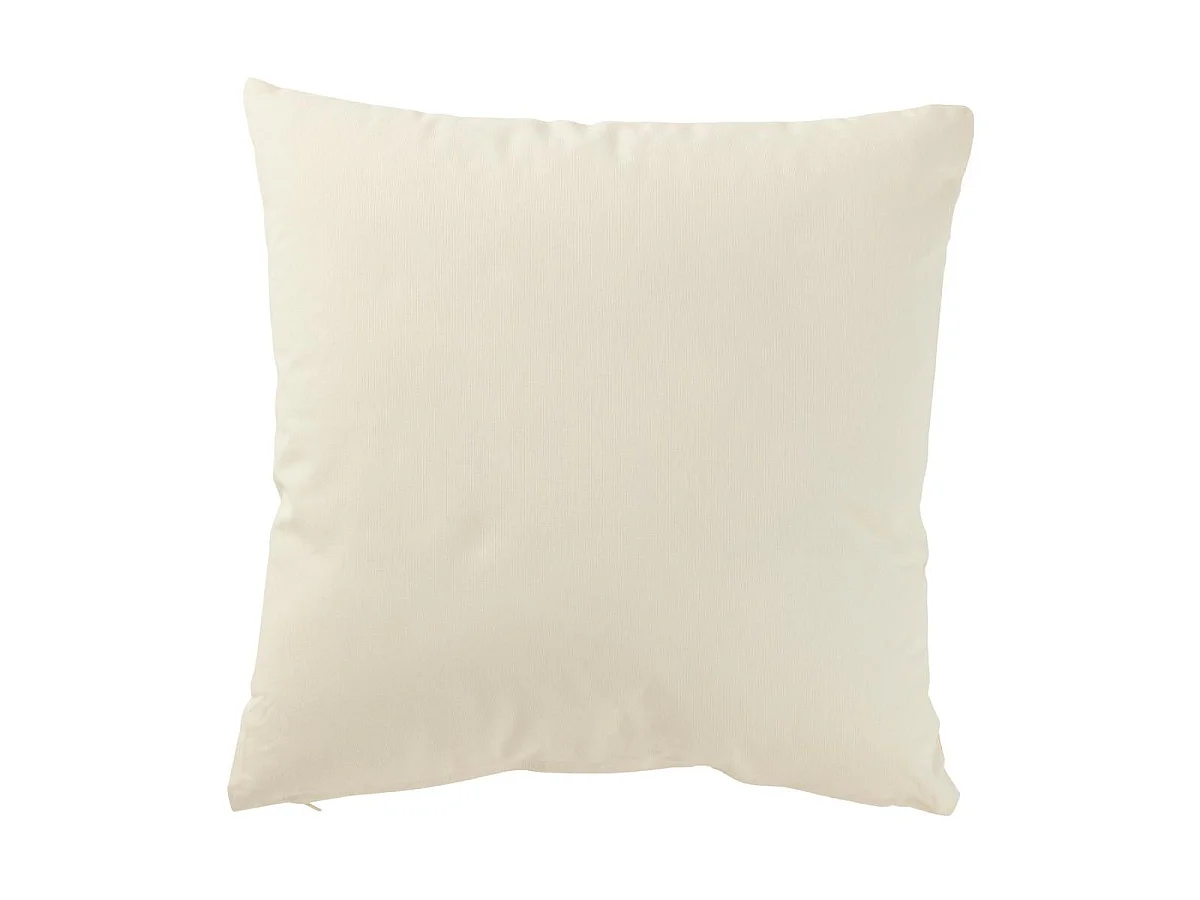Coussin Déco Bonnet "Let's Get Cosy" 45x45cm Blanc
