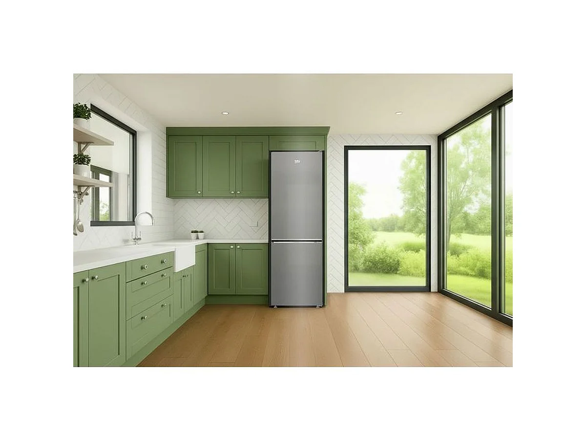 Réfrigérateur-congélateur combiné Beko B5RCNA346HG 301 L - Manhattan Grey