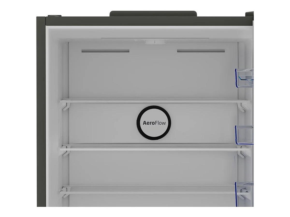 BEKO B1RCNE534DG Réfrigérateur combiné pose libre 475 L Gris Manhattan