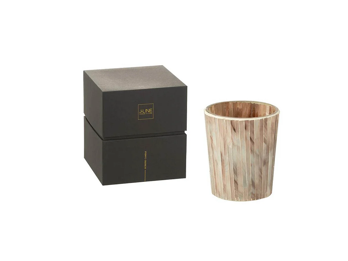 Bougie Parfumée "Noa" 15cm Tender Rose