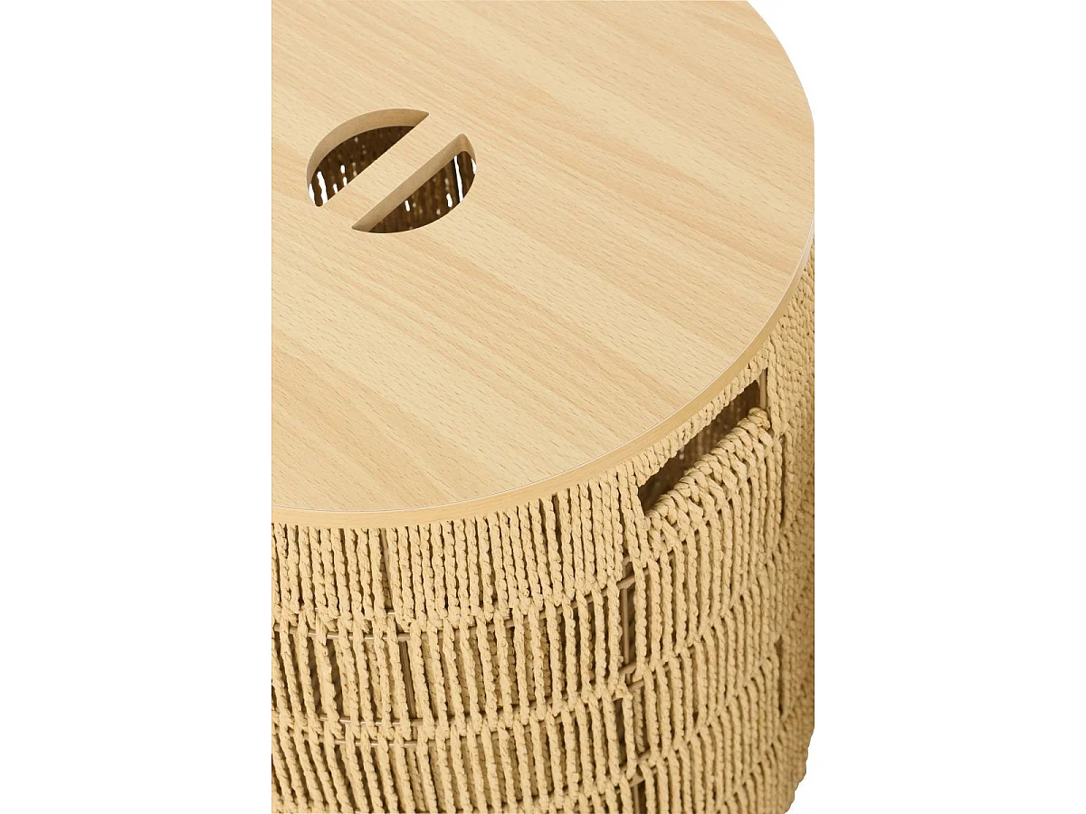 Lot de 2 Paniers de Rangement "Ryan" 46cm Naturel