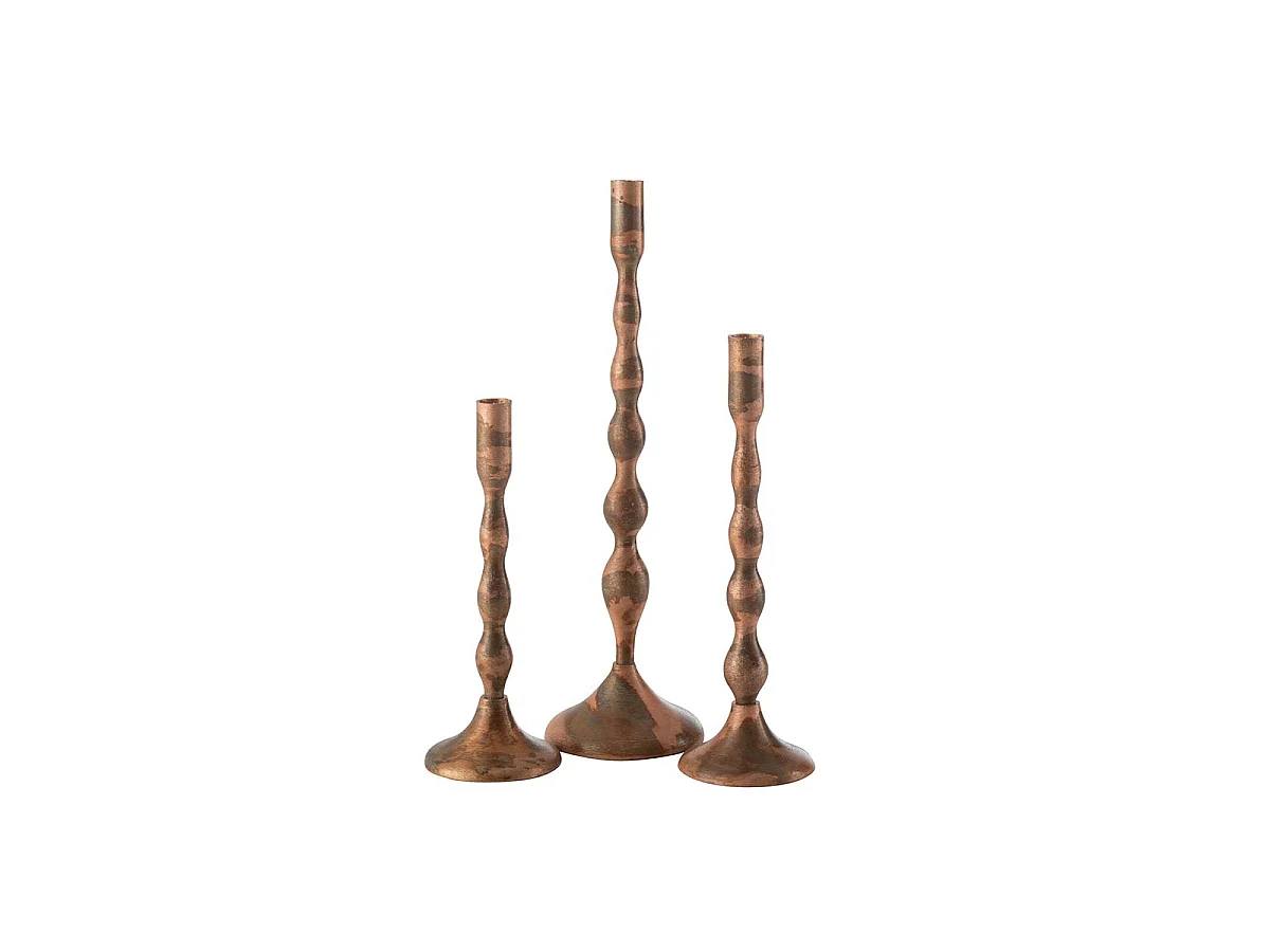 Chandelier Déco en Métal "Sha" 33cm Cuivre
