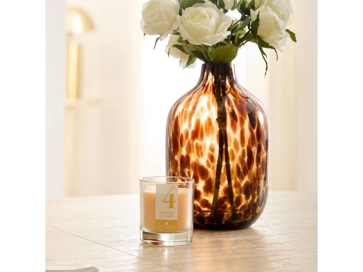 Bougie Parfumée en Verre "Numia" 180g Douceur de Néroli