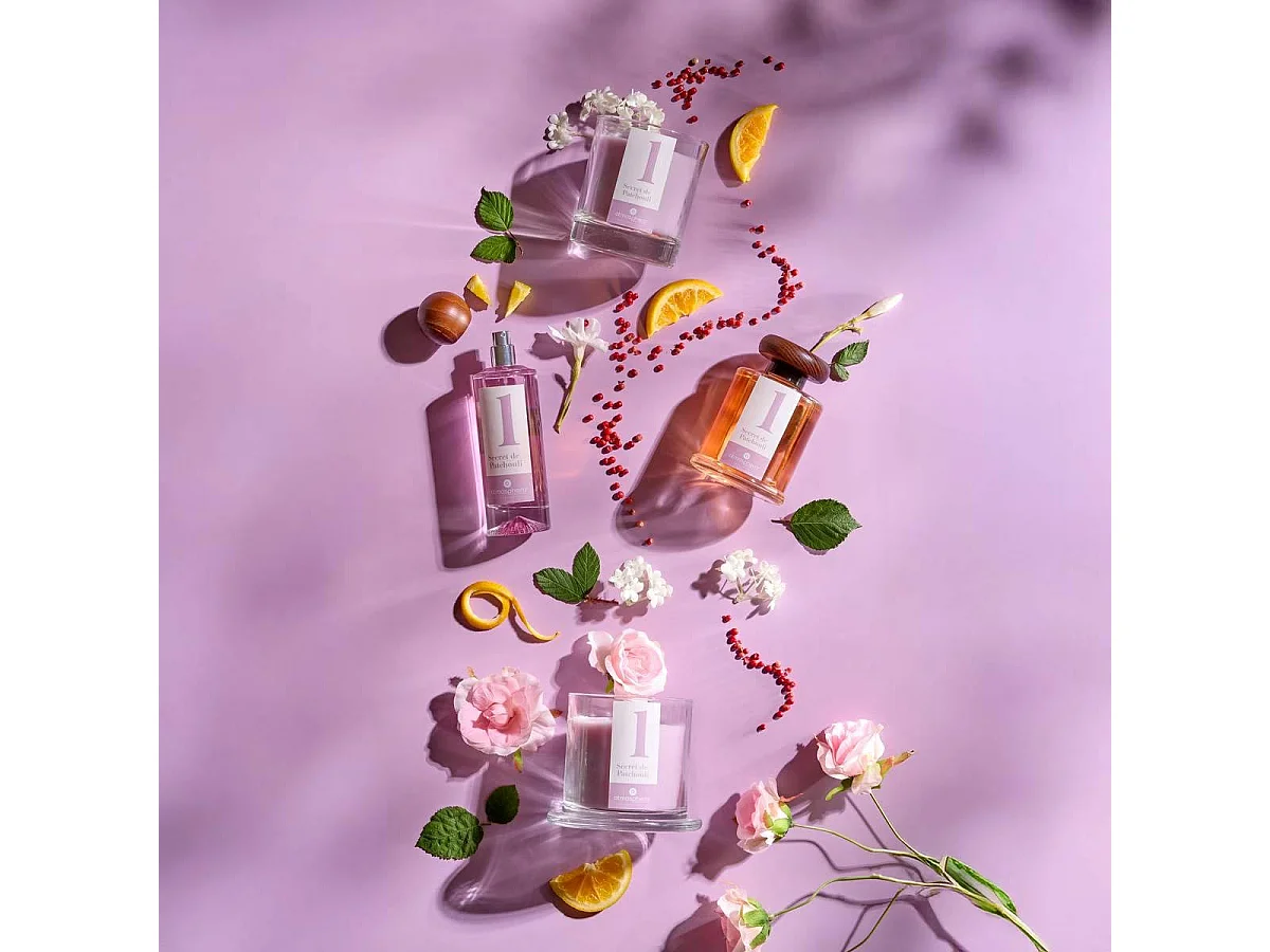 Bougie Parfumée en Verre "Numia" 180g Secret de Patchouli