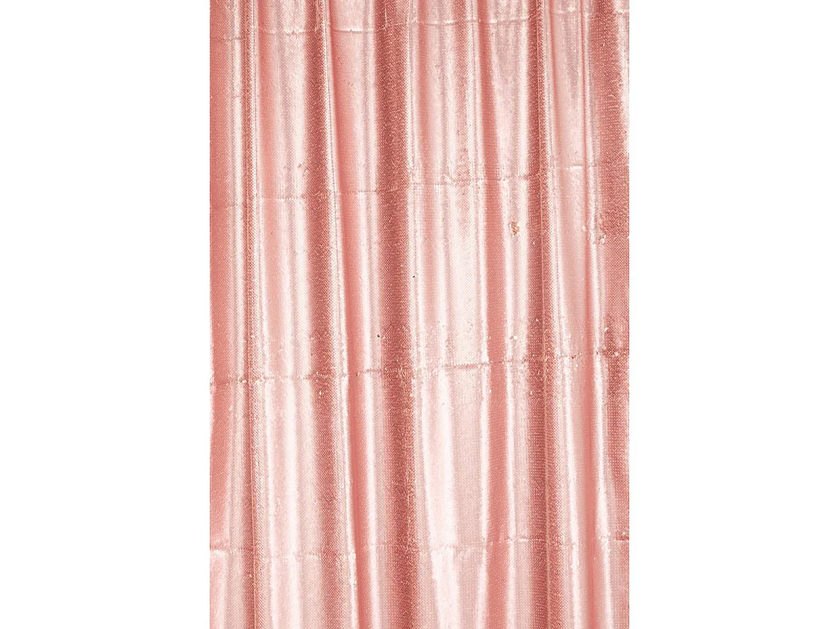 Rideau à Passants "Sequin" 125x250cm Rose & Champagne