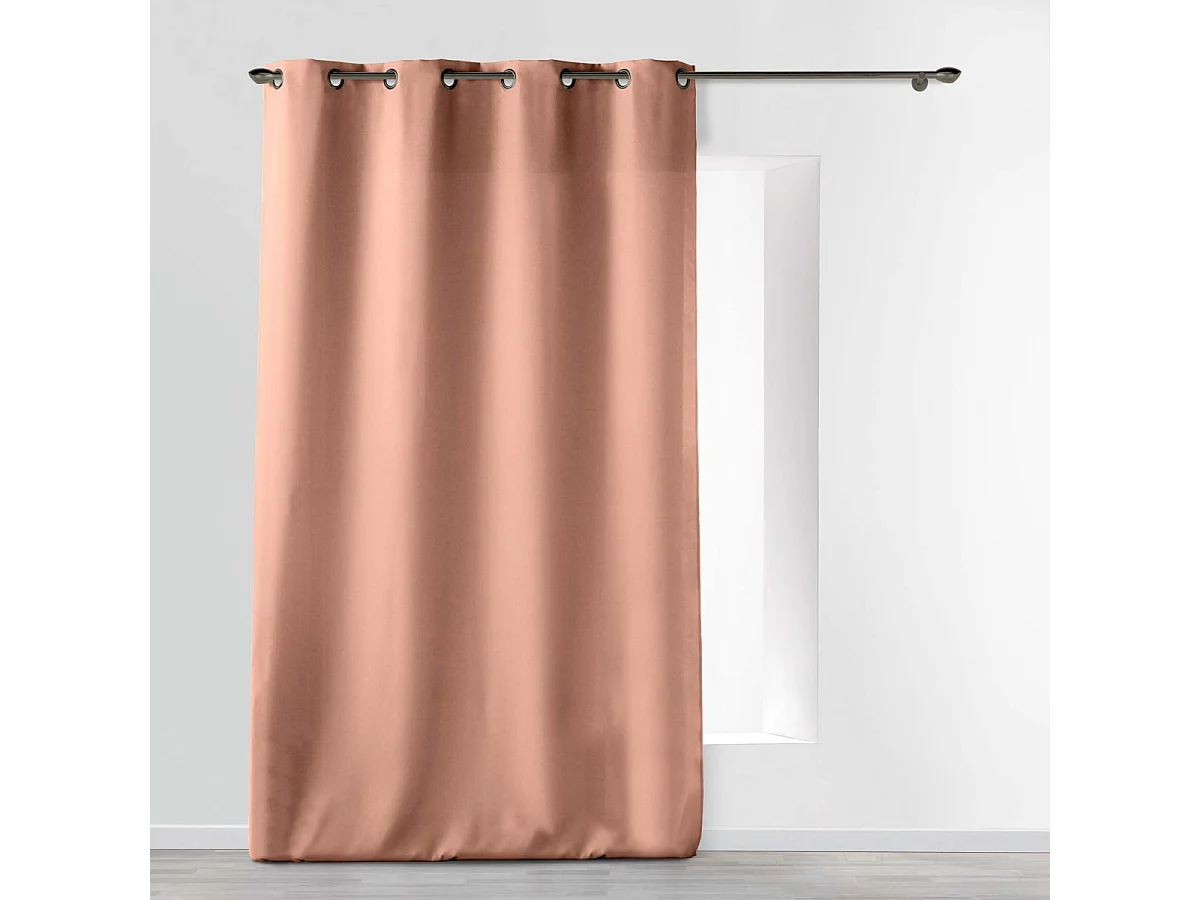 Rideau à Œillets "Essentiel" 140x260cm Rose Blush