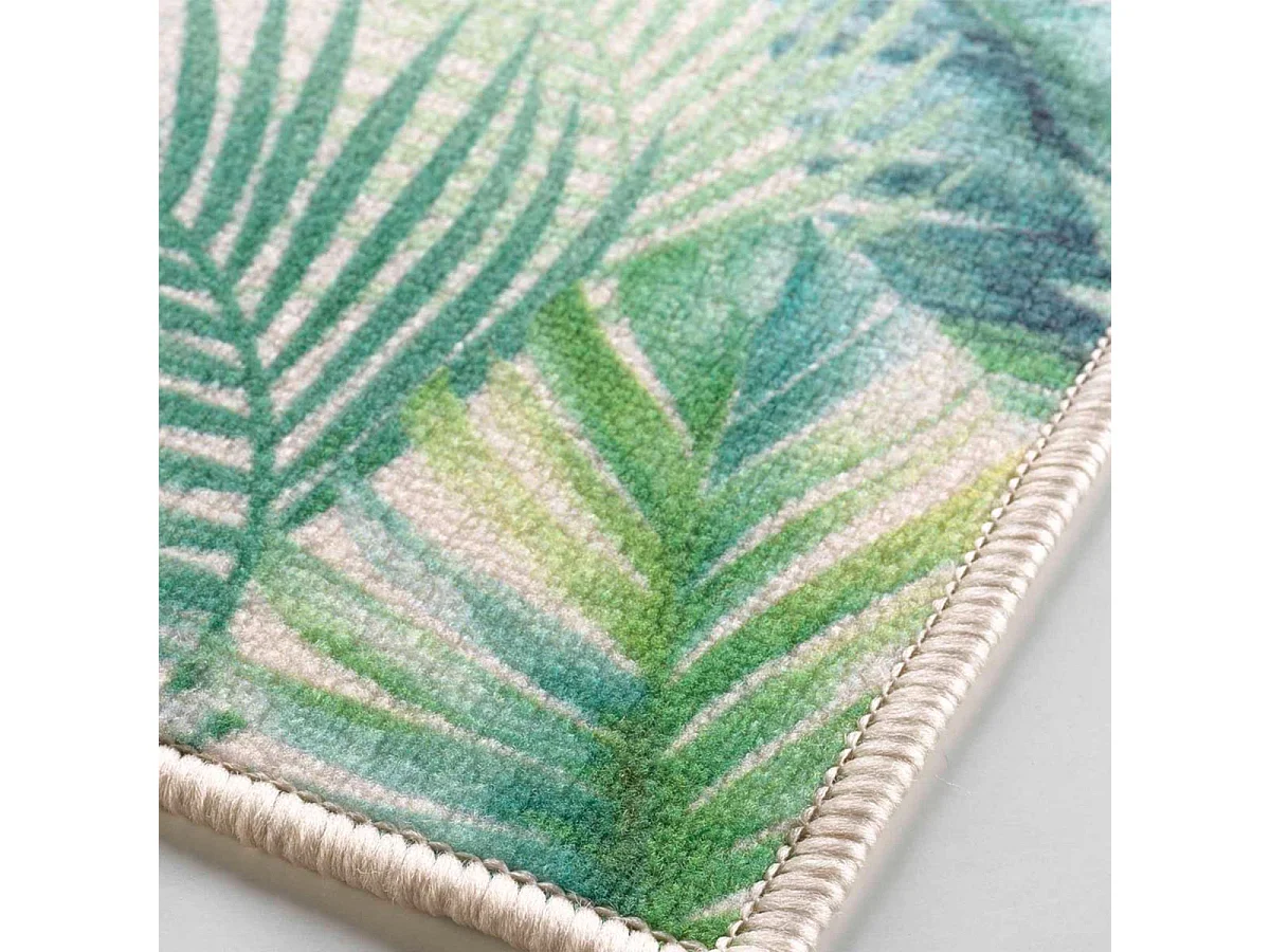 Tapis Déco Imprimé "Native" 40x60cm Vert