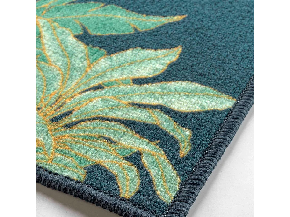 Tapis Déco Imprimé "Vayana" 40x60cm Vert