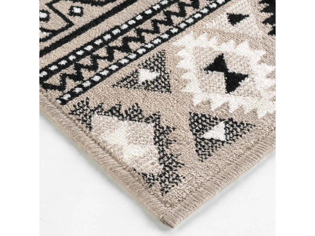 Tapis Déco "Sakari" 68x110cm Taupe