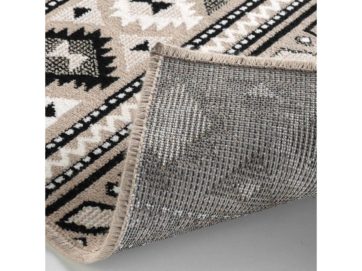 Tapis Déco "Sakari" 68x110cm Taupe