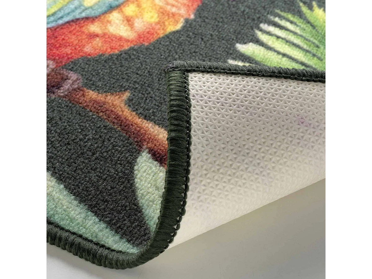 Tapis Déco Imprimé "Noumea" 40x60cm Multicolore