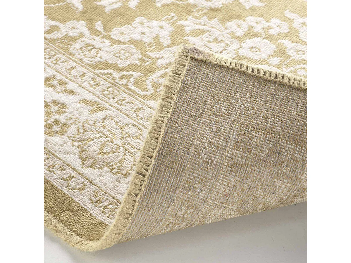 Tapis Déco "Irina" 68x110cm Jaune
