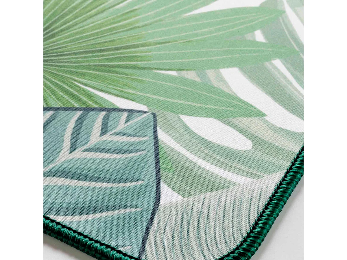 Tapis Déco Imprimé "Ardenia" 45x75cm Vert