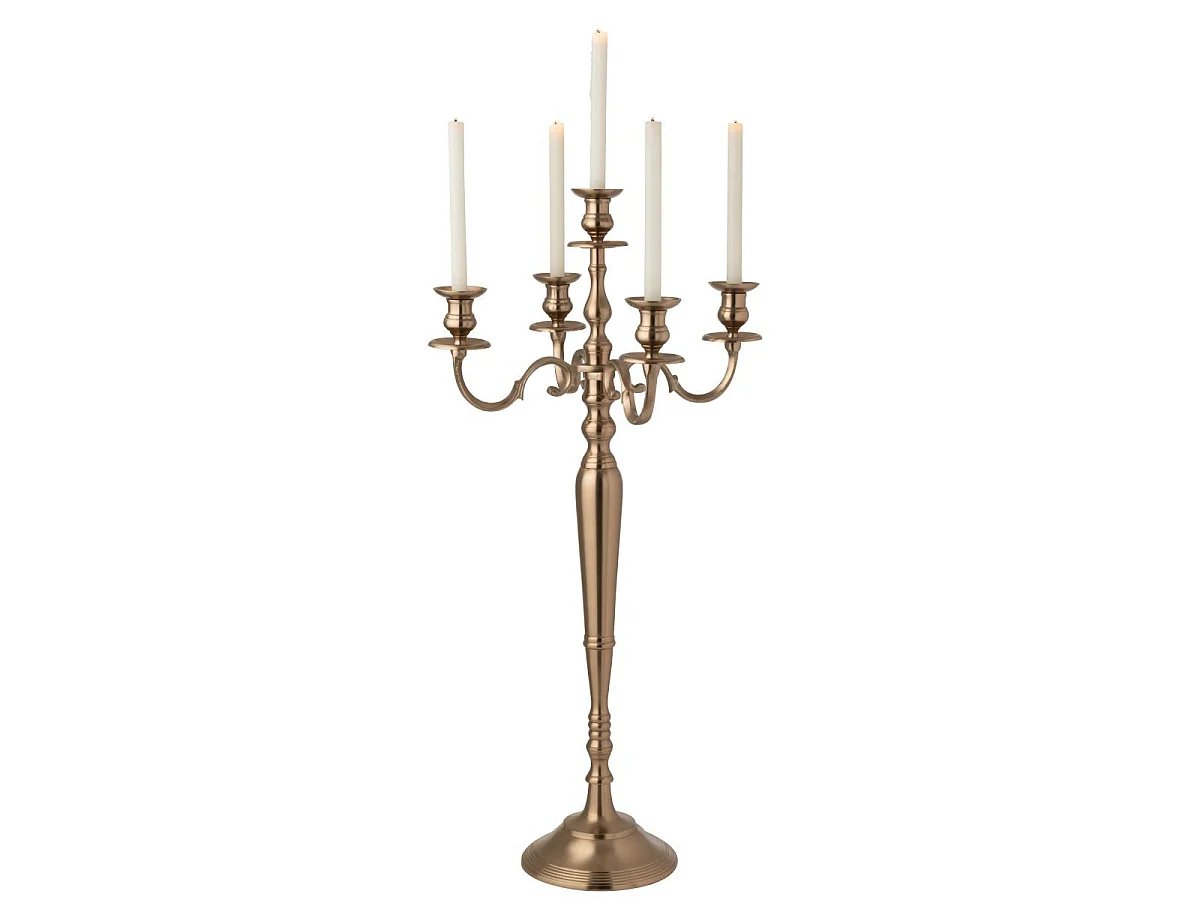 Chandelier en Métal "Genaro" 98cm Rose Doré