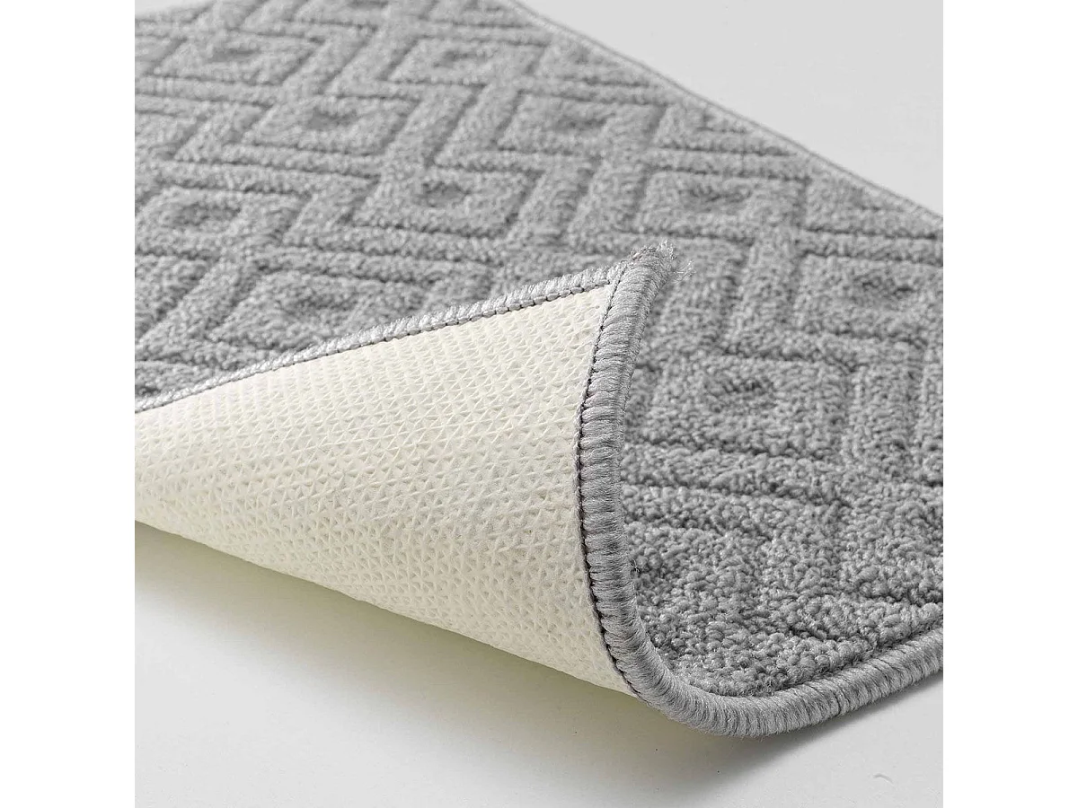 Tapis Multi-Usage Tissé "Losi" 50x80cm Gris