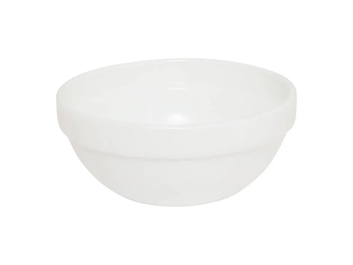 Lot de 6 Bols en Verre "Helena" 15cm Blanc