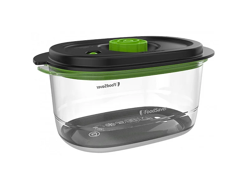 Foodsaver FFC022X01 1,2L Vacuüm Sealed Container - Tritan Materiaal, Visuele Indicator, Magnetronbestendig