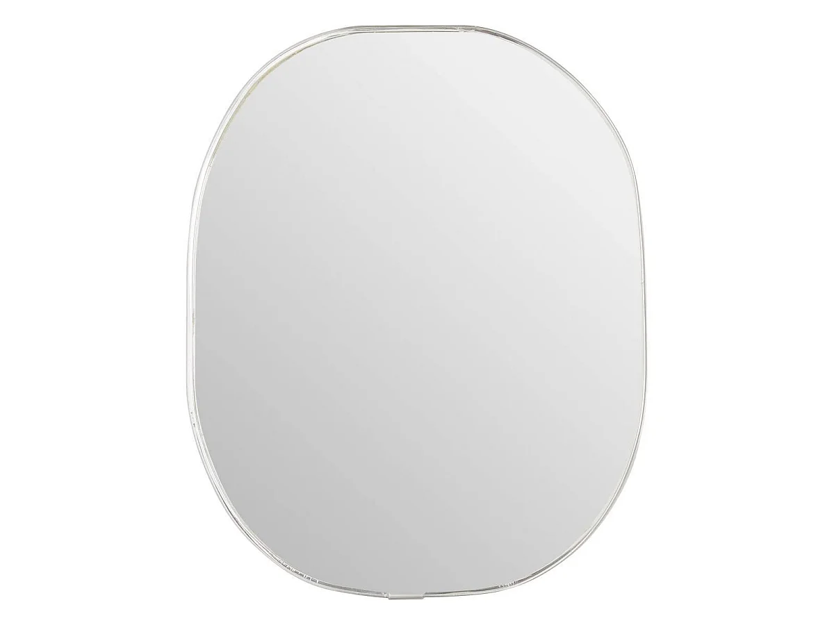 Lot de 4 Miroirs Muraux "Roman" 40cm Argent