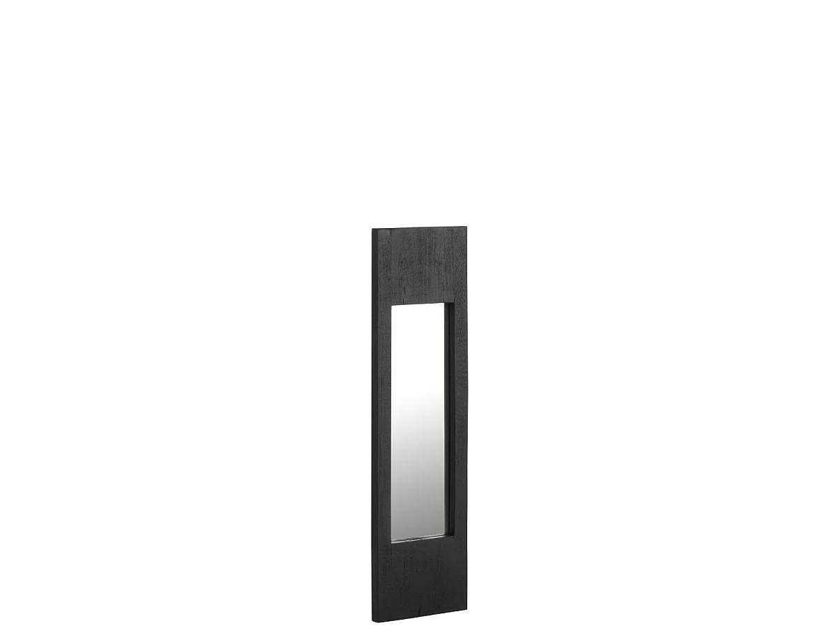 Miroir Mural en Bois "Hiram" 90cm Noir