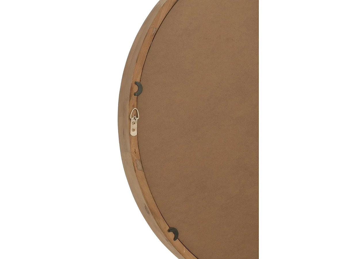 Miroir Mural en Bois "Chalet" 91cm Naturel
