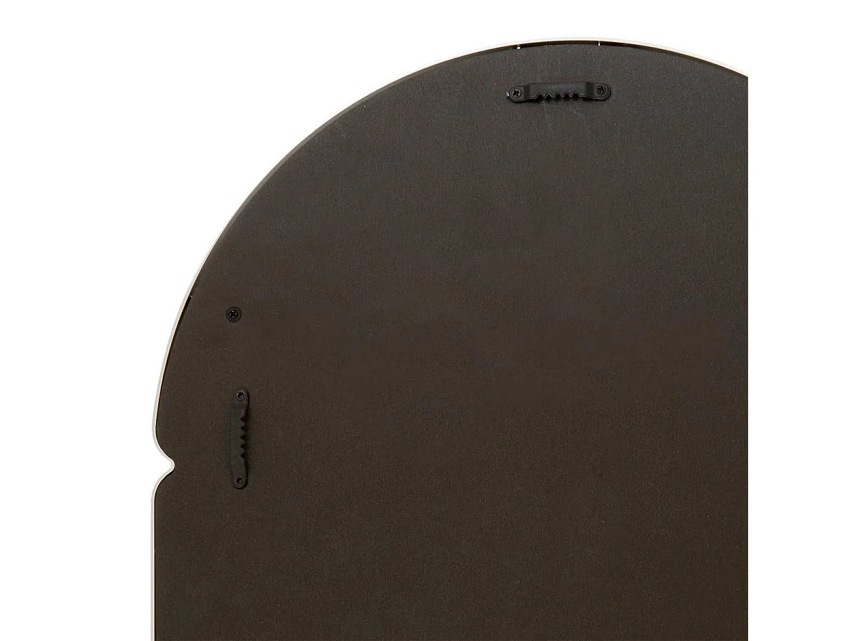 Miroir Mural Ovale "Micaela" 55cm Argent