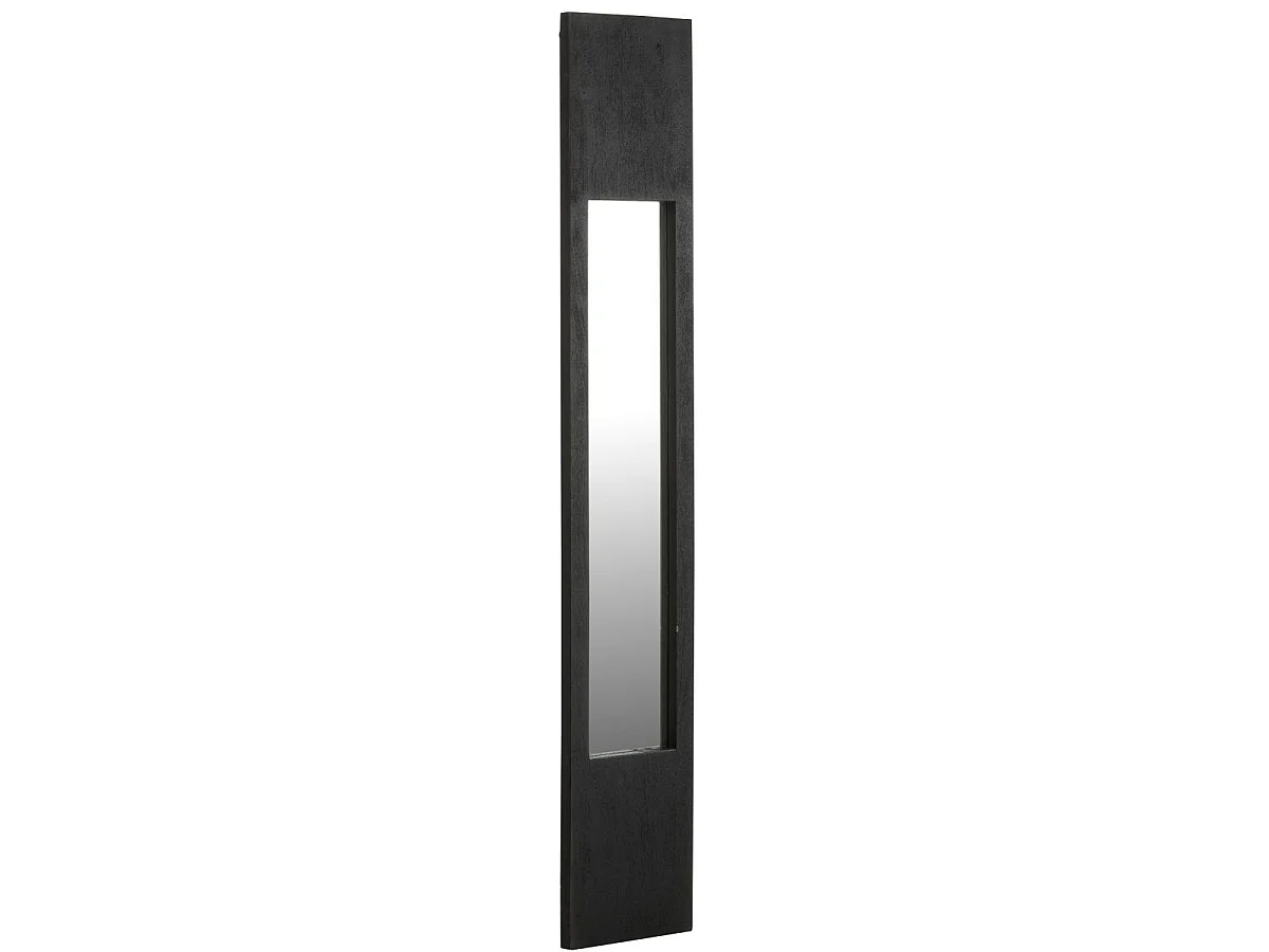 Miroir Mural en Bois "Hiram" 150cm Noir